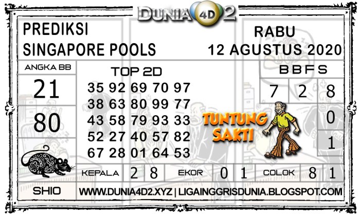 singa laut 2d togel